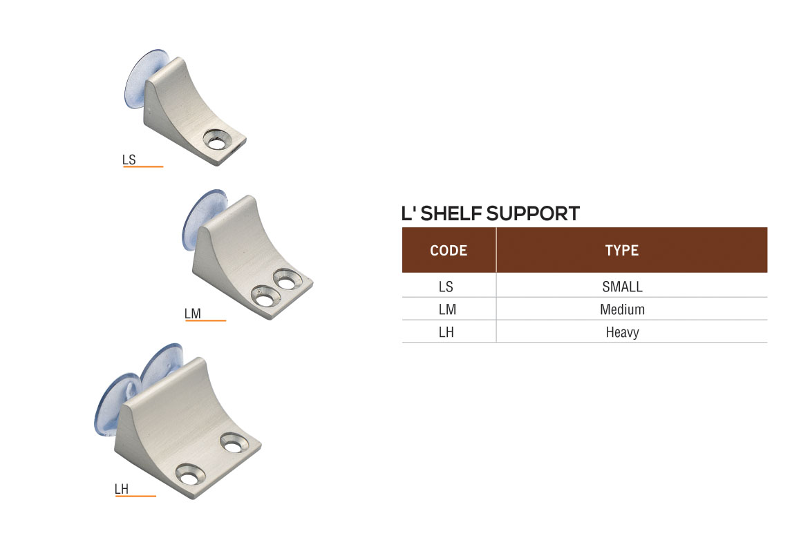 LS/LM/LH by Decor Brass Hardware Accessories