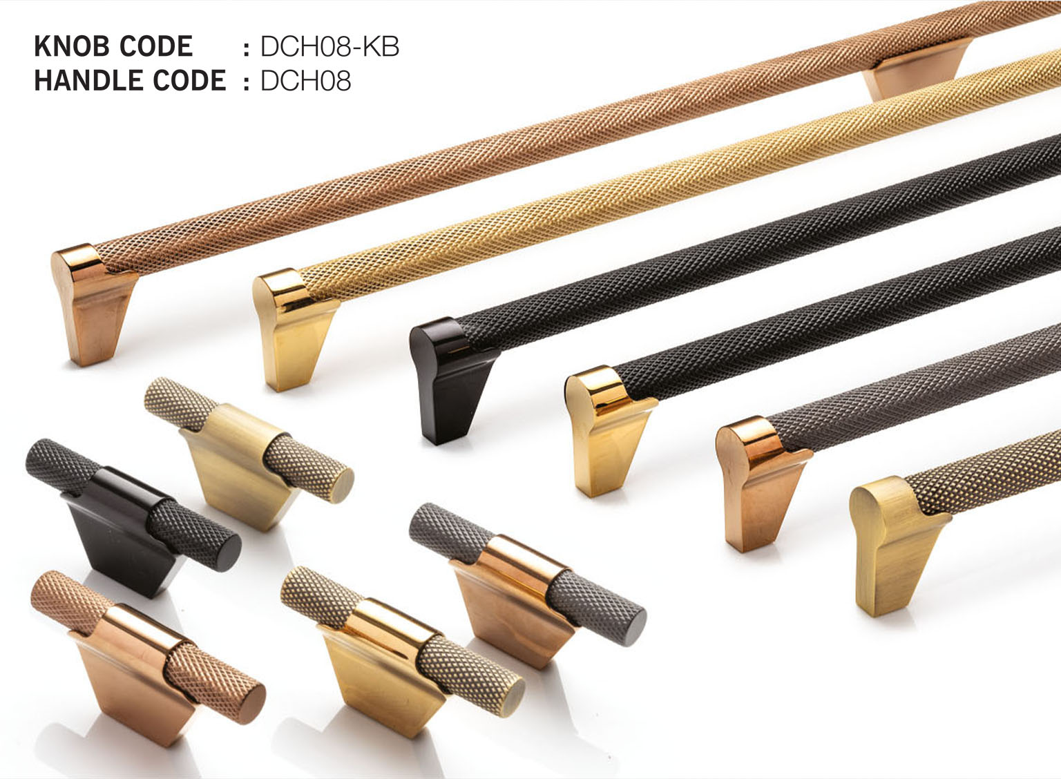 Knurling Designs by Decor Brass Pull